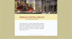 Desktop Screenshot of kerlincapital.com